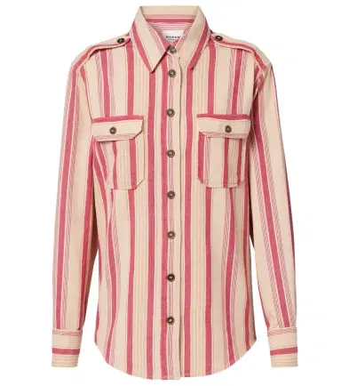 Marant Étoile Gelva striped cotton shirt | Thumbnail 1 Marant Étoile Gelva striped cotton shirt | Thumbnail 1
