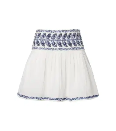Marant Étoile Picadilia embroidered cotton miniskirt | Thumbnail 1 Marant Étoile Picadilia embroidered cotton miniskirt | Thumbnail 1