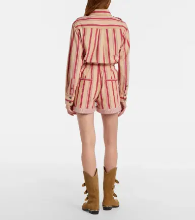 Marant Étoile Nirma striped cotton shorts | Thumbnail 2 Marant Étoile Nirma striped cotton shorts | Thumbnail 2