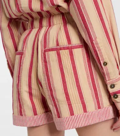Marant Étoile Nirma striped cotton shorts | Thumbnail 4 Marant Étoile Nirma striped cotton shorts | Thumbnail 4
