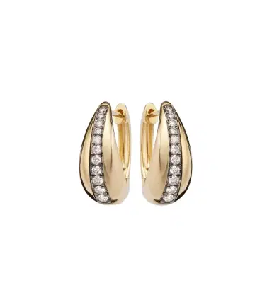 STONE AND STRAND The Night Call 10kt gold earrings with diamonds | Thumbnail 1 STONE AND STRAND The Night Call 10kt gold earrings with diamonds | Thumbnail 1