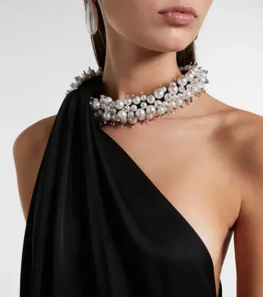 Stella McCartney Embellished satin minidress | Thumbnail 2 Stella McCartney Embellished satin minidress | Thumbnail 2