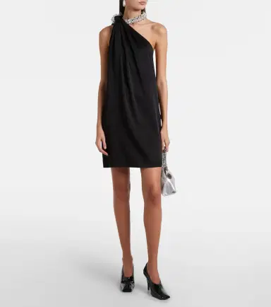 Stella McCartney Embellished satin minidress | Thumbnail 3 Stella McCartney Embellished satin minidress | Thumbnail 3