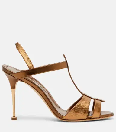 Manolo Blahnik Retaux 105 leather slingback sandals | Thumbnail 2 Manolo Blahnik Retaux 105 leather slingback sandals | Thumbnail 2