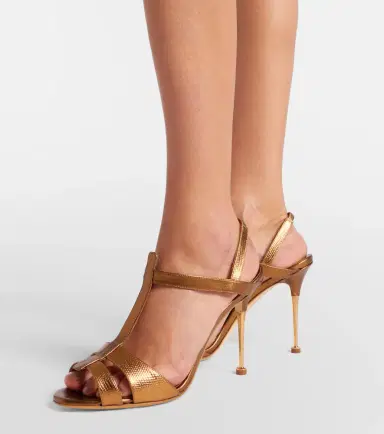 Manolo Blahnik Retaux 105 leather slingback sandals | Thumbnail 6 Manolo Blahnik Retaux 105 leather slingback sandals | Thumbnail 6