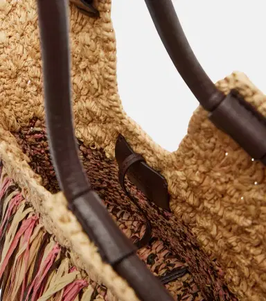 Zimmermann Goldentime Small raffia tote bag | Thumbnail 2 Zimmermann Goldentime Small raffia tote bag | Thumbnail 2