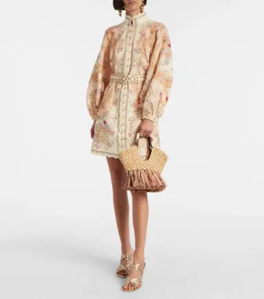 Zimmermann Goldentime Small raffia tote bag | Thumbnail 4 Zimmermann Goldentime Small raffia tote bag | Thumbnail 4