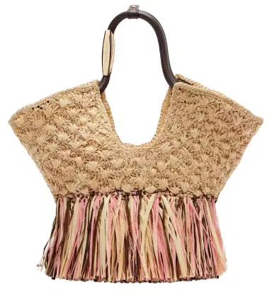 Zimmermann Goldentime Small raffia tote bag | Thumbnail 1 Zimmermann Goldentime Small raffia tote bag | Thumbnail 1