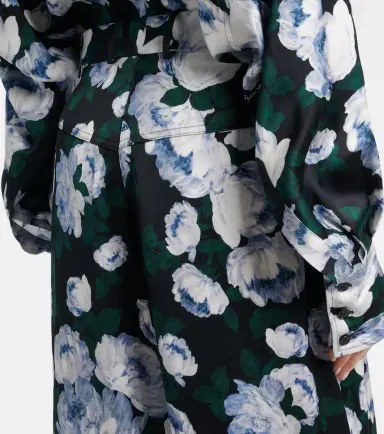 Stella McCartney Printed satin pajama pants | Thumbnail 3 Stella McCartney Printed satin pajama pants | Thumbnail 3