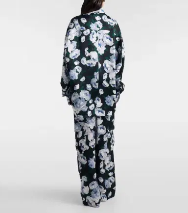 Stella McCartney Printed satin pajama pants | Thumbnail 6 Stella McCartney Printed satin pajama pants | Thumbnail 6