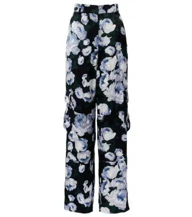 Stella McCartney Printed satin pajama pants | Thumbnail 1 Stella McCartney Printed satin pajama pants | Thumbnail 1