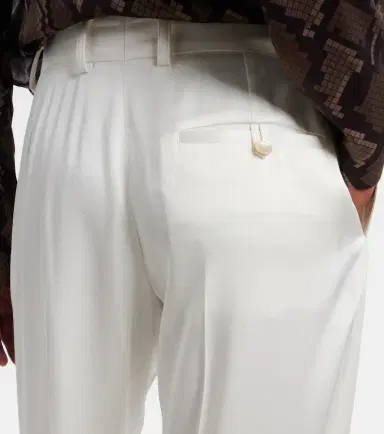 Stella McCartney Satin wide-leg pants | Thumbnail 4 Stella McCartney Satin wide-leg pants | Thumbnail 4