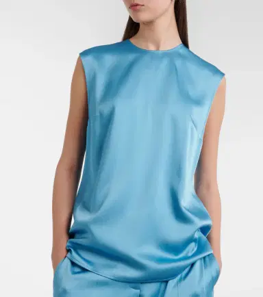 Stella McCartney Satin top | Thumbnail 4 Stella McCartney Satin top | Thumbnail 4
