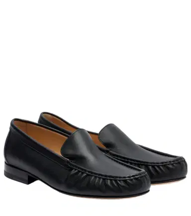 Manolo Blahnik Leonda leather loafers | Thumbnail 1 Manolo Blahnik Leonda leather loafers | Thumbnail 1