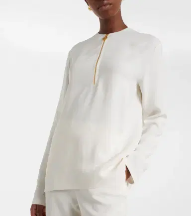 Stella McCartney Iconic half-zip top | Thumbnail 3 Stella McCartney Iconic half-zip top | Thumbnail 3