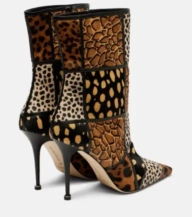 Manolo Blahnik Trulona 105 calf hair ankle boots | Thumbnail 4 Manolo Blahnik Trulona 105 calf hair ankle boots | Thumbnail 4