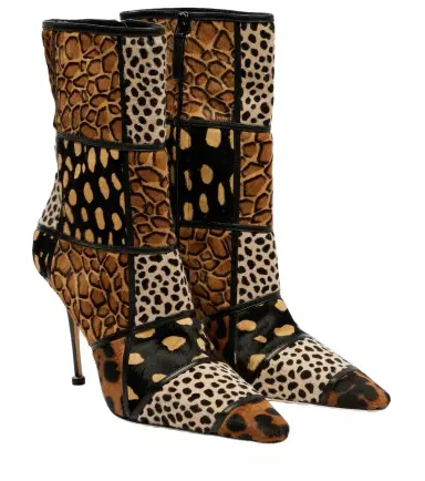 Manolo Blahnik Trulona 105 calf hair ankle boots | Thumbnail 1 Manolo Blahnik Trulona 105 calf hair ankle boots | Thumbnail 1