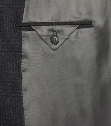 Saman Amel Prince of Wales check wool flannel blazer | Thumbnail 2 Saman Amel Prince of Wales check wool flannel blazer | Thumbnail 2