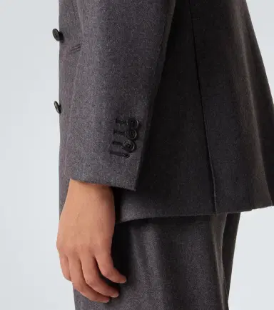 Saman Amel Double-breasted wool suit jacket | Thumbnail 3 Saman Amel Double-breasted wool suit jacket | Thumbnail 3