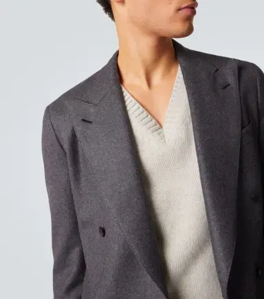 Saman Amel Double-breasted wool suit jacket | Thumbnail 4 Saman Amel Double-breasted wool suit jacket | Thumbnail 4