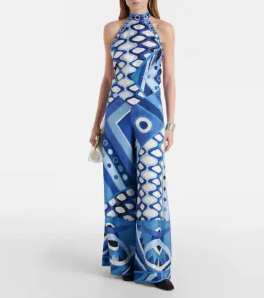 Pucci Vivara high-rise silk wide-leg pants | Thumbnail 6 Pucci Vivara high-rise silk wide-leg pants | Thumbnail 6