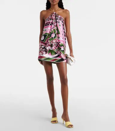 Pucci Vivara silk satin miniskirt | Thumbnail 4 Pucci Vivara silk satin miniskirt | Thumbnail 4