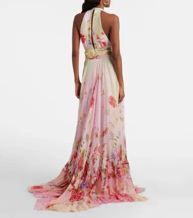 Roberto Cavalli Floral silk gown | Thumbnail 3 Roberto Cavalli Floral silk gown | Thumbnail 3