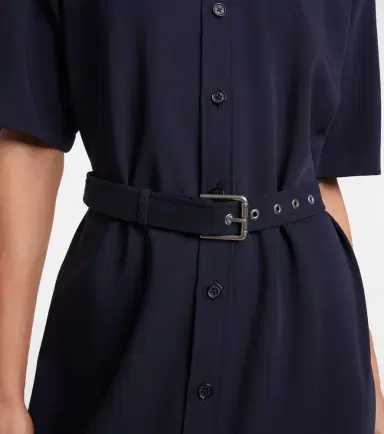 Ralph Lauren Collection Belted wool midi dress | Thumbnail 2 Ralph Lauren Collection Belted wool midi dress | Thumbnail 2