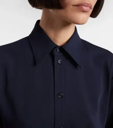 Ralph Lauren Collection Belted wool midi dress | Thumbnail 4 Ralph Lauren Collection Belted wool midi dress | Thumbnail 4