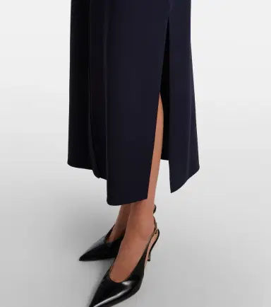 Ralph Lauren Collection Belted wool midi dress | Thumbnail 5 Ralph Lauren Collection Belted wool midi dress | Thumbnail 5