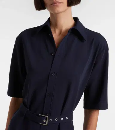 Ralph Lauren Collection Belted wool midi dress | Thumbnail 7 Ralph Lauren Collection Belted wool midi dress | Thumbnail 7