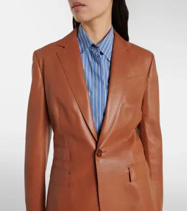 Ralph Lauren Collection Parker leather blazer | Thumbnail 4 Ralph Lauren Collection Parker leather blazer | Thumbnail 4