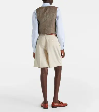 Ralph Lauren Collection Minetta wool gabardine Bermuda shorts | Thumbnail 4 Ralph Lauren Collection Minetta wool gabardine Bermuda shorts | Thumbnail 4