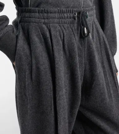 Prada Wool and cashmere tapered pants | Thumbnail 2 Prada Wool and cashmere tapered pants | Thumbnail 2