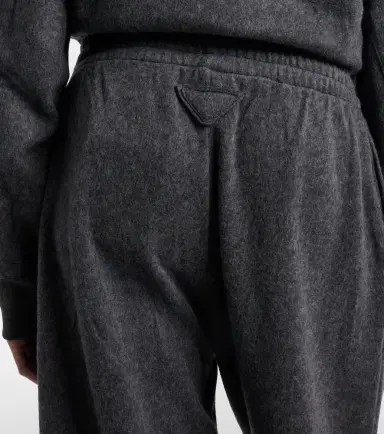 Prada Wool and cashmere tapered pants | Thumbnail 3 Prada Wool and cashmere tapered pants | Thumbnail 3