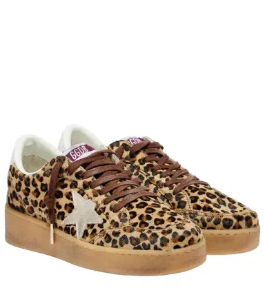 Golden Goose Ball Star printed calf hair sneakers | Thumbnail 1 Golden Goose Ball Star printed calf hair sneakers | Thumbnail 1