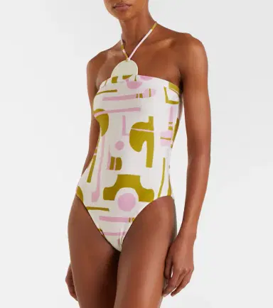 ADRIANA DEGREAS Balearic halterneck swimsuit | Thumbnail 5 ADRIANA DEGREAS Balearic halterneck swimsuit | Thumbnail 5