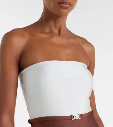 Adriana Degreas Bicolor belted swimsuit | Thumbnail 2 Adriana Degreas Bicolor belted swimsuit | Thumbnail 2