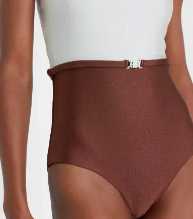 Adriana Degreas Bicolor belted swimsuit | Thumbnail 3 Adriana Degreas Bicolor belted swimsuit | Thumbnail 3