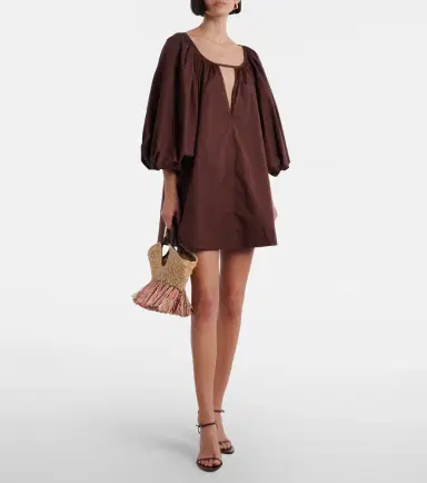 ADRIANA DEGREAS Cotton-blend minidress | Thumbnail 5 ADRIANA DEGREAS Cotton-blend minidress | Thumbnail 5