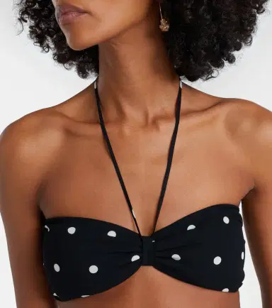ADRIANA DEGREAS Polka-dot bandeau bikini top | Thumbnail 4 ADRIANA DEGREAS Polka-dot bandeau bikini top | Thumbnail 4