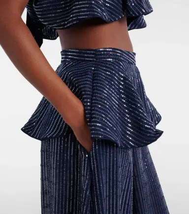 ADRIANA DEGREAS Sequined wide-leg pants | Thumbnail 3 ADRIANA DEGREAS Sequined wide-leg pants | Thumbnail 3