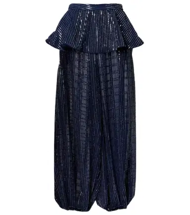 ADRIANA DEGREAS Sequined wide-leg pants | Thumbnail 1 ADRIANA DEGREAS Sequined wide-leg pants | Thumbnail 1