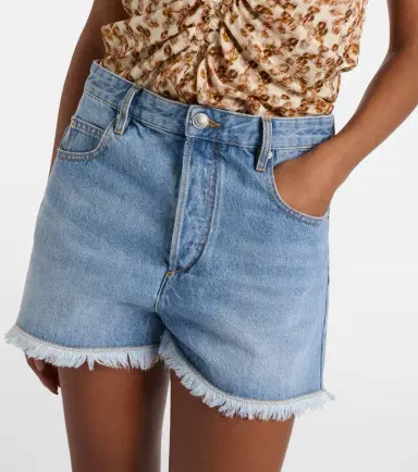 Isabel Marant Lesia high-rise denim shorts | Thumbnail 5 Isabel Marant Lesia high-rise denim shorts | Thumbnail 5