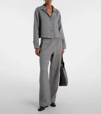 Velvet Braylen houndstooth cotton wide-leg pants | Thumbnail 3 Velvet Braylen houndstooth cotton wide-leg pants | Thumbnail 3