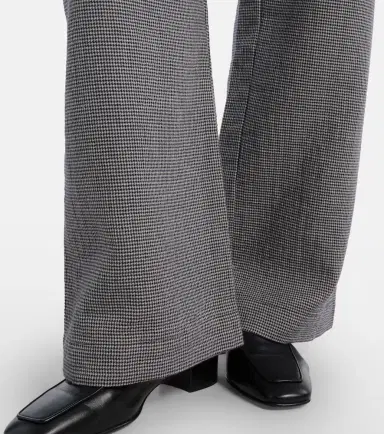 Velvet Braylen houndstooth cotton wide-leg pants | Thumbnail 4 Velvet Braylen houndstooth cotton wide-leg pants | Thumbnail 4