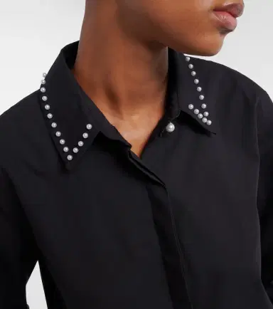 Velvet Jocelyn beaded cotton poplin shirt | Thumbnail 2 Velvet Jocelyn beaded cotton poplin shirt | Thumbnail 2