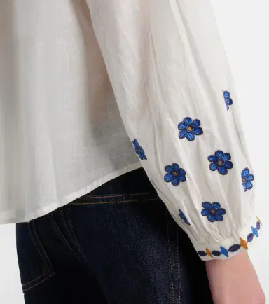 Velvet Amani embroidered cotton blouse | Thumbnail 2 Velvet Amani embroidered cotton blouse | Thumbnail 2