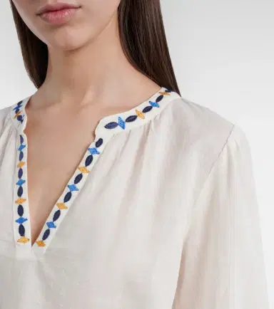 Velvet Amani embroidered cotton blouse | Thumbnail 6 Velvet Amani embroidered cotton blouse | Thumbnail 6