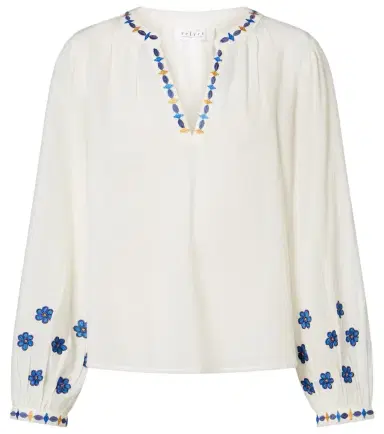 Velvet Amani embroidered cotton blouse | Thumbnail 1 Velvet Amani embroidered cotton blouse | Thumbnail 1